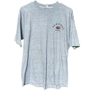 San Diego California Vintage 90s Blue heather Cal Cru USA T-shirt Size Large